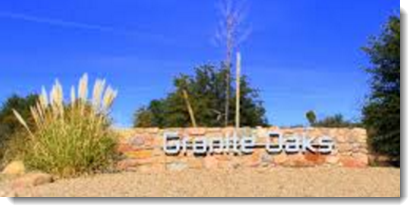 Granite Oaks sign